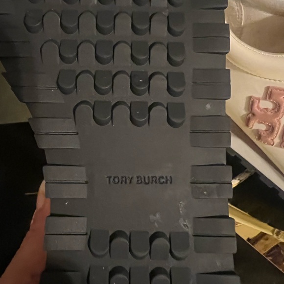 Tory Burch Good Luck Trainer Sneakers in Blush and Cream size 8.5 NEW - Picture 12 of 12